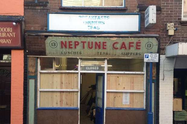 The former Neptune Cafe in Sheerness High Street