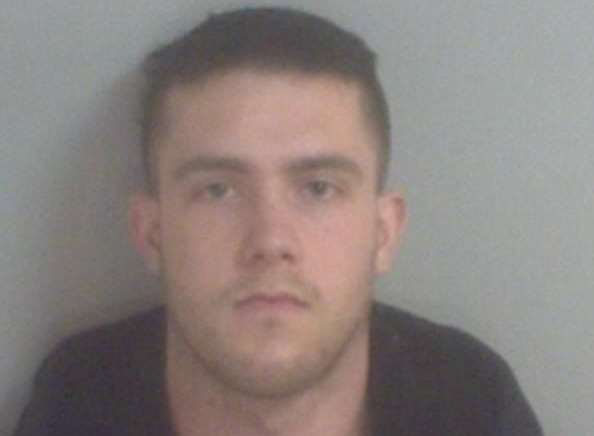 Deaton Whitbread, 22, of Mooring Road, Rochester, was jailed for three years. Pic: Kent Police