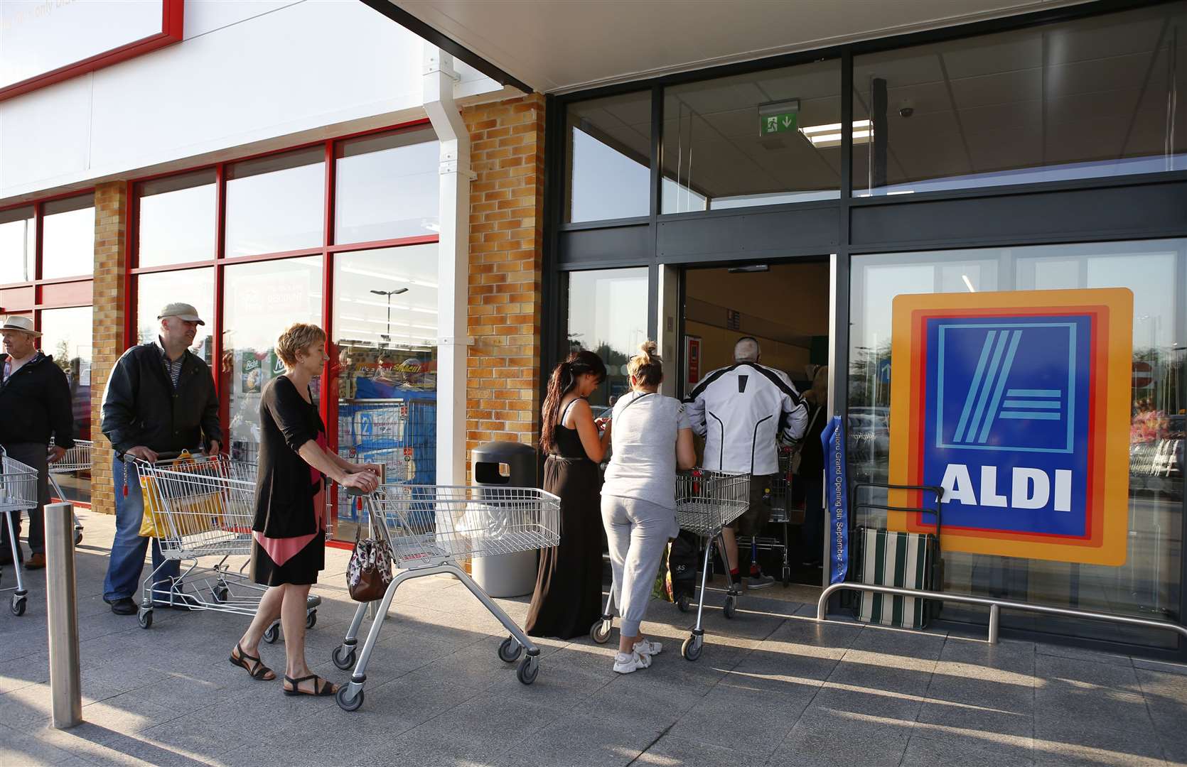 Opening of the Aldi store on Hermitage Lane, Aylesford, in 2016. Picture: Andy Jones