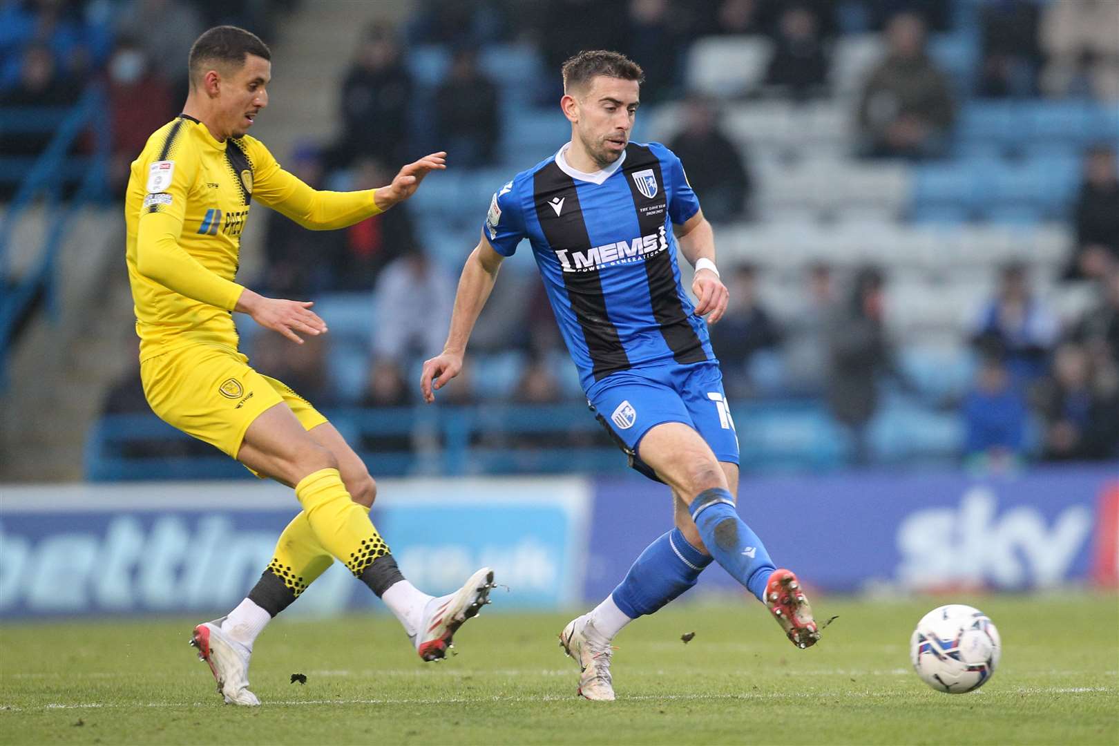 Olly Lee was back in the team on Saturday for Gillingham Picture: KPI