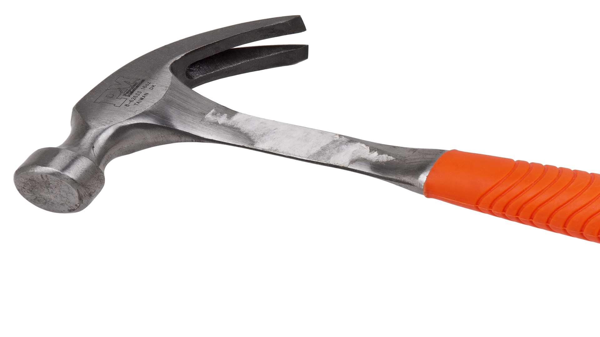 A claw hammer. Stock image
