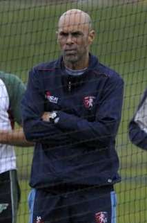 Kent coach Jimmy Adams oversees pre-season training. Picture: Barry Goodwin
