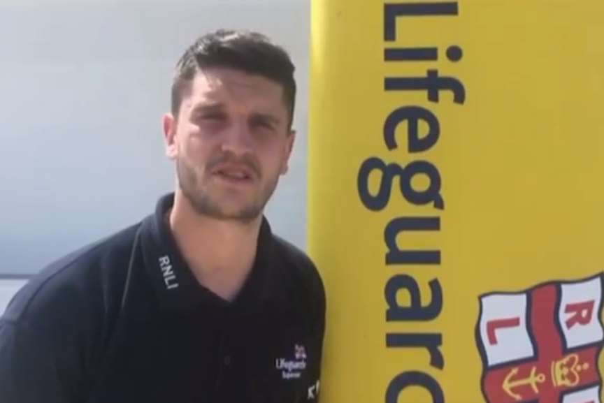 Joe Mitchell, RNLI lifeguard supervisor says prevention and being pro-active to educate people is crucial to their role. Picture: RNLI