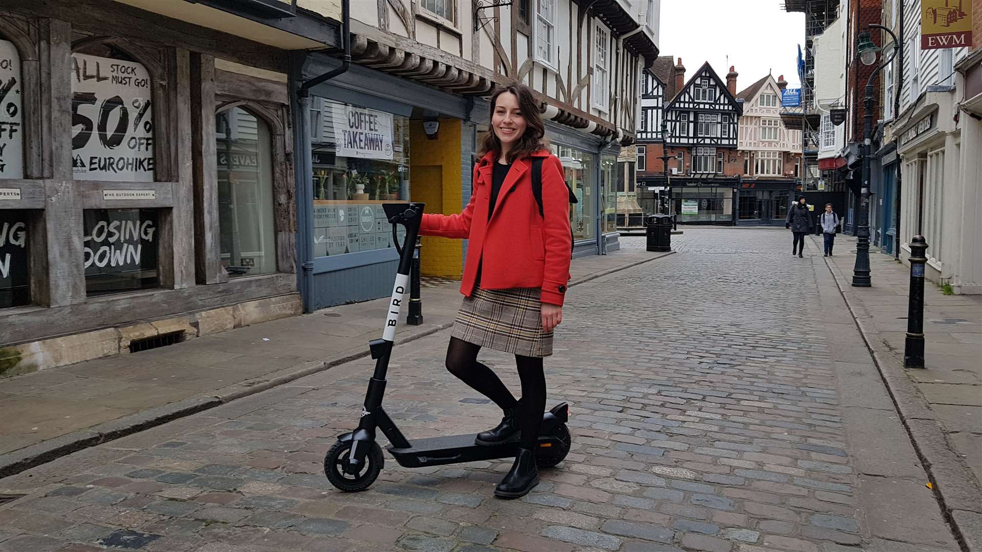 Reporter Lydia Chantler-Hicks previously tried out an e-scooter in Canterbury