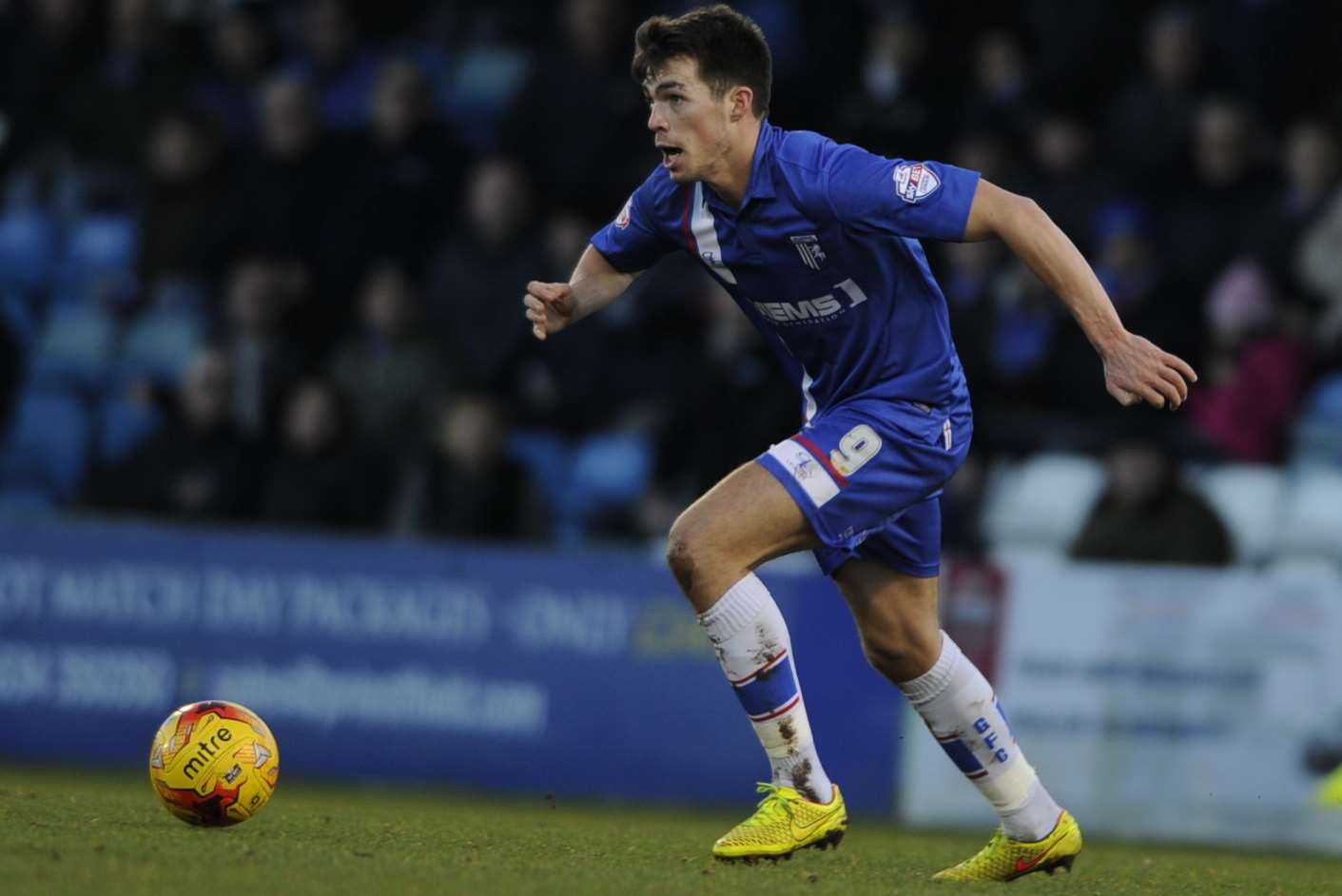 John Marquis, on loan at Gillingham from Millwall Picture: Barry Goodwin