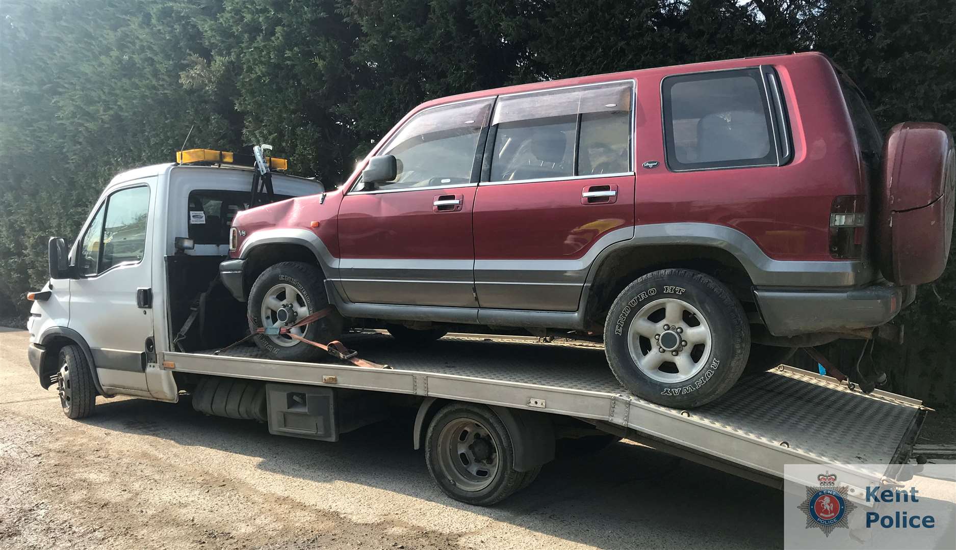 The seized truck. (1268558)
