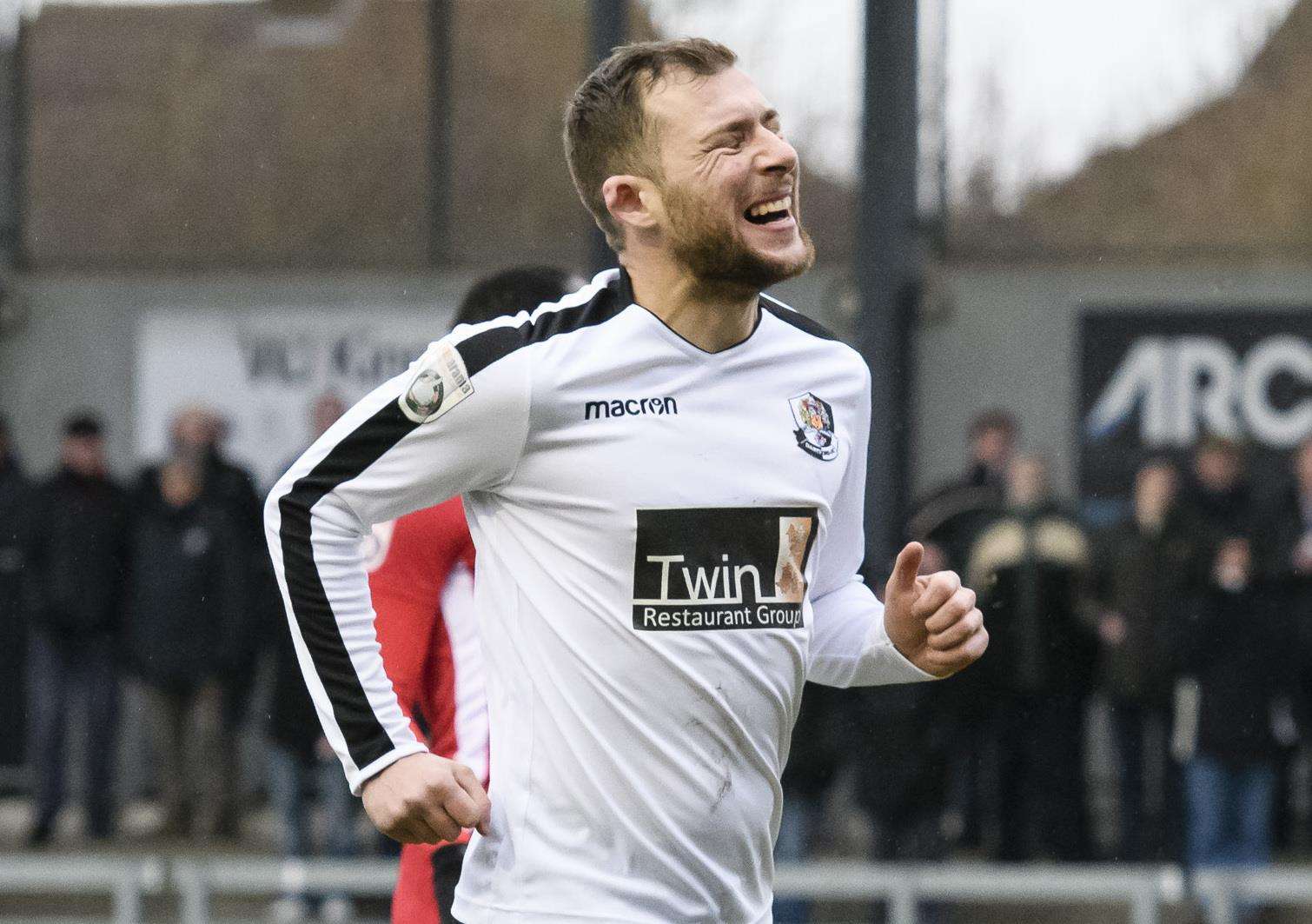 Ryan Hayes has played his last game for Dartford Picture: Andy Payton
