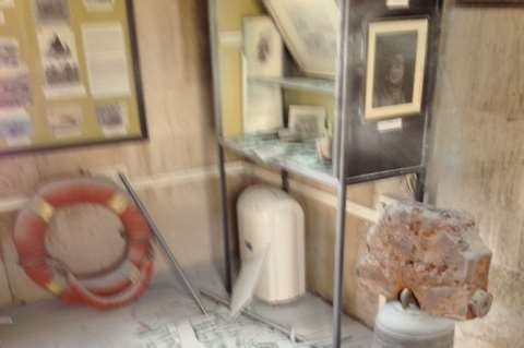 Around £10,000 of damage was caused at Ramsgate Maritime Museum.