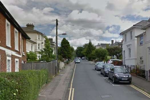 A sinkhole has opened up in Beulah Road, Tunbridge Wells. Picture: Google