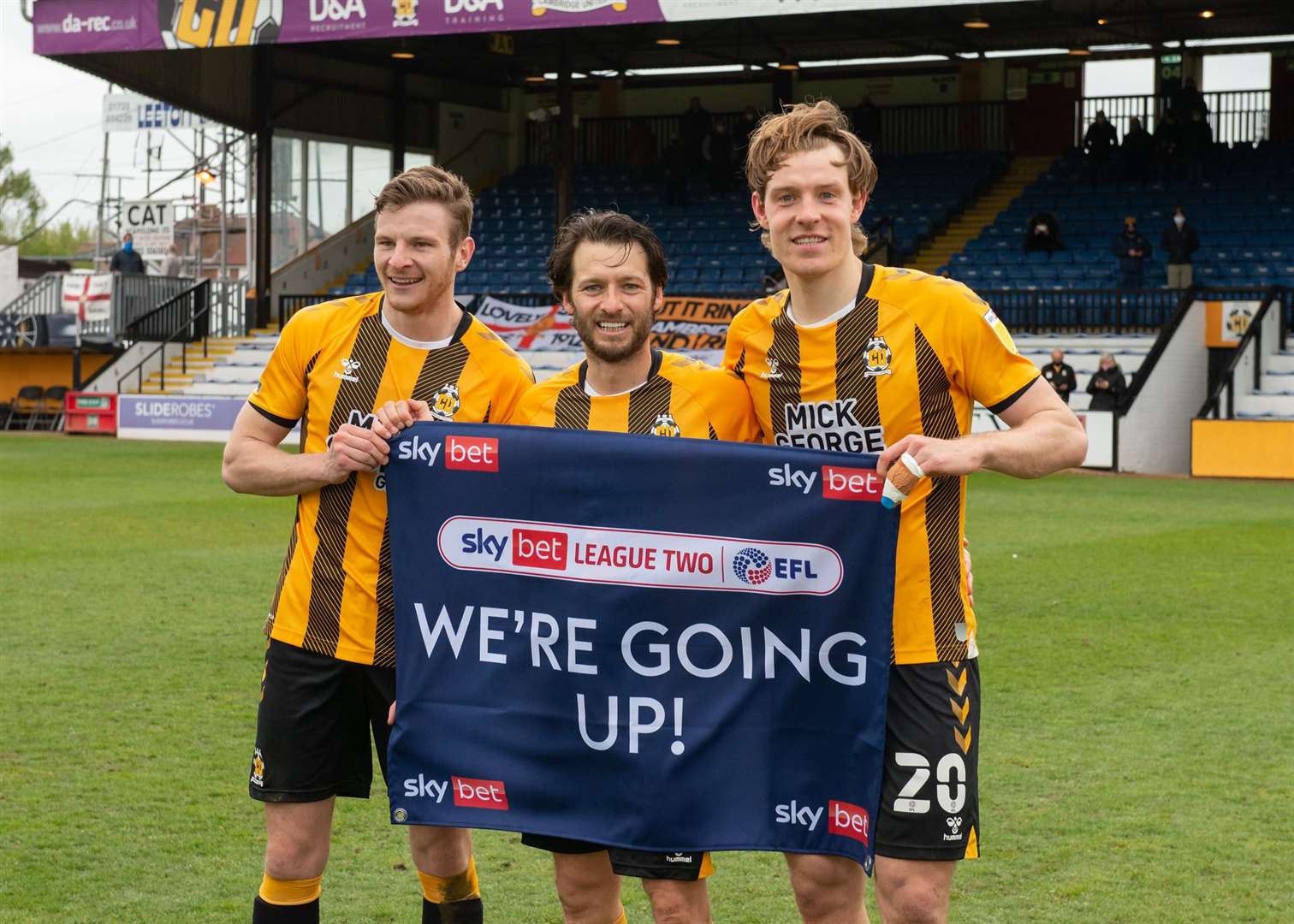 Goals from Paul Mullin (left) were key for Cambridge United as they won promotion last season but they won't have his services this time around Picture: Simon Lankester