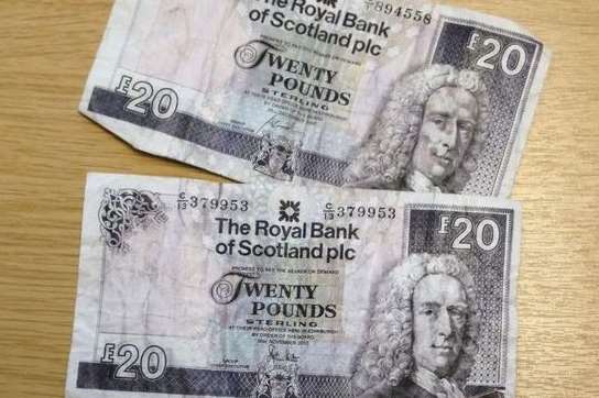 Fake £20 Scottish notes are hard to spot