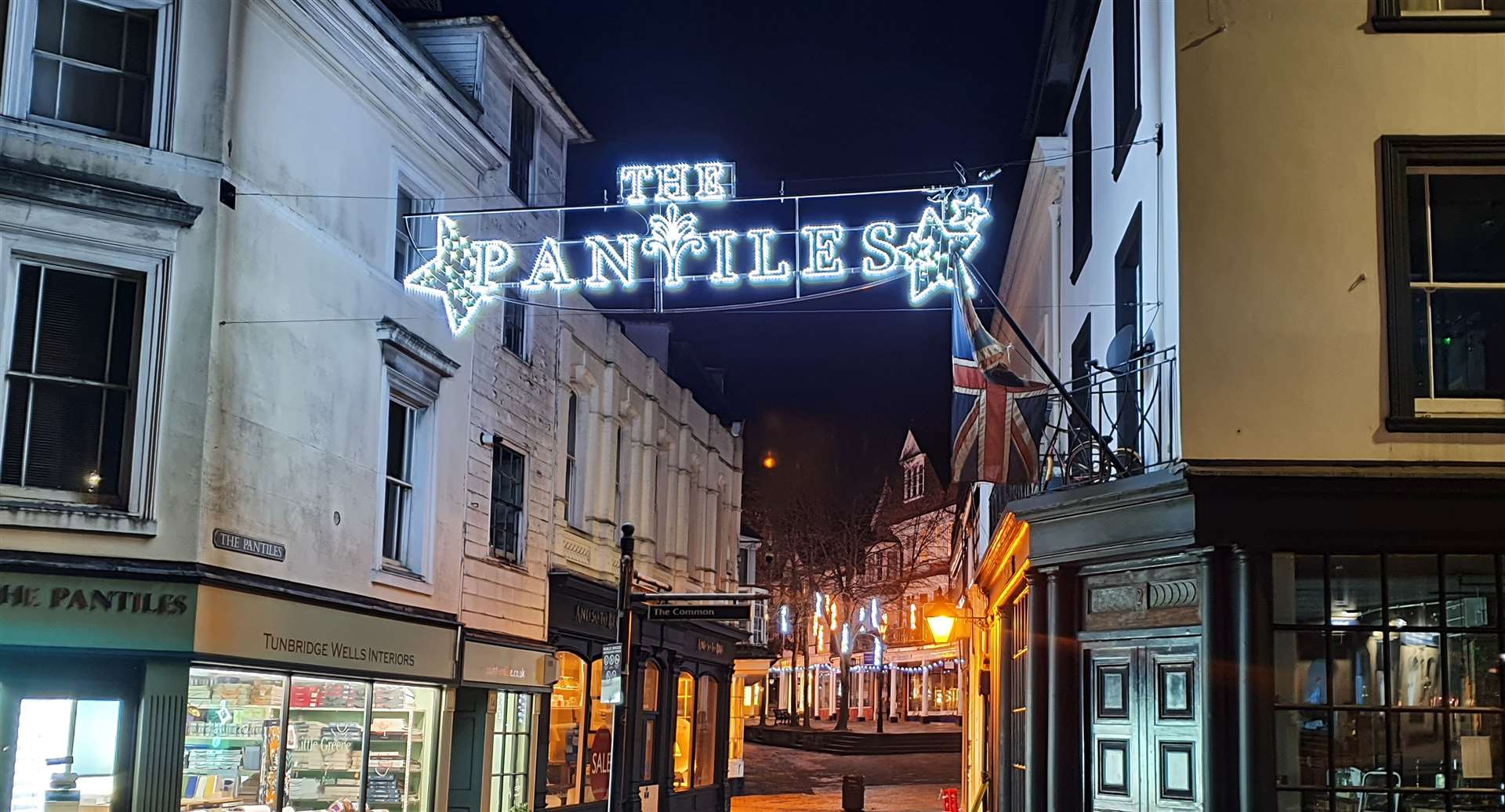 The Pantiles switch-on will be the finale of Tunbridge Wells’ Christmas lights. Picture: Gala Lights