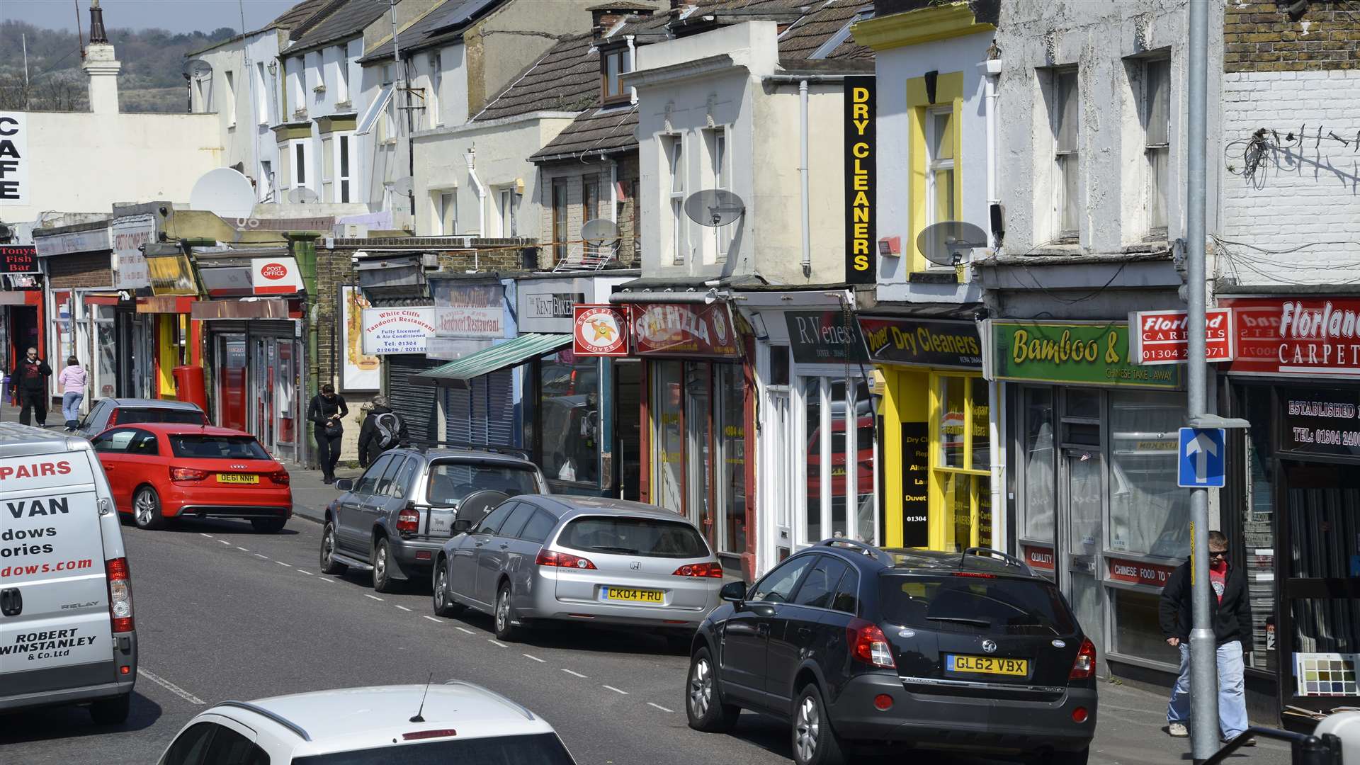 General scene of London Road, Dover