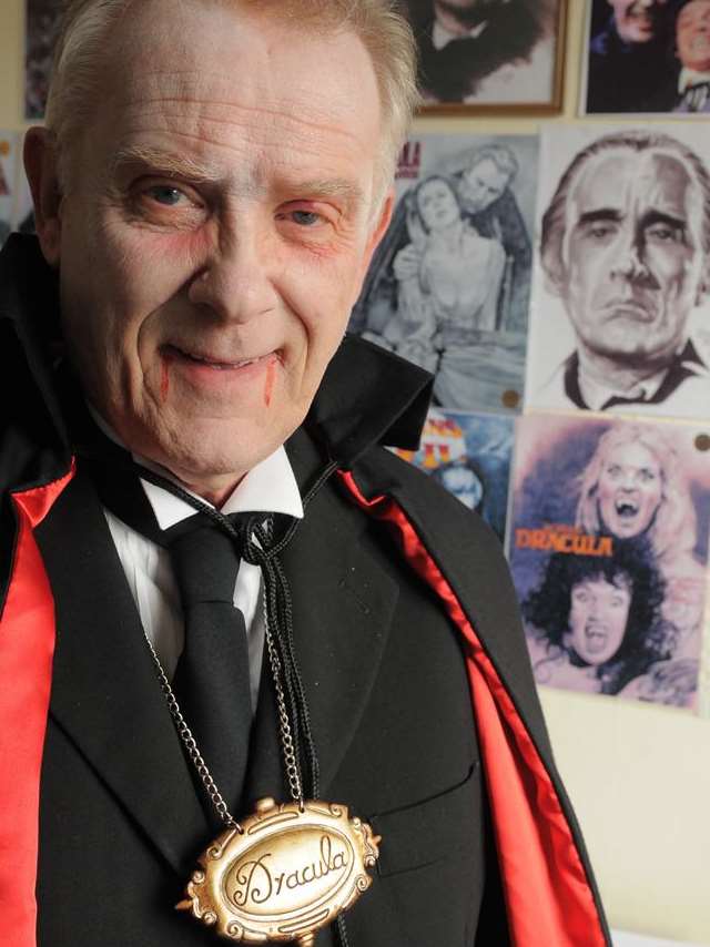 Thomas Maylott as Dracula, who wants to bring back Hammer films