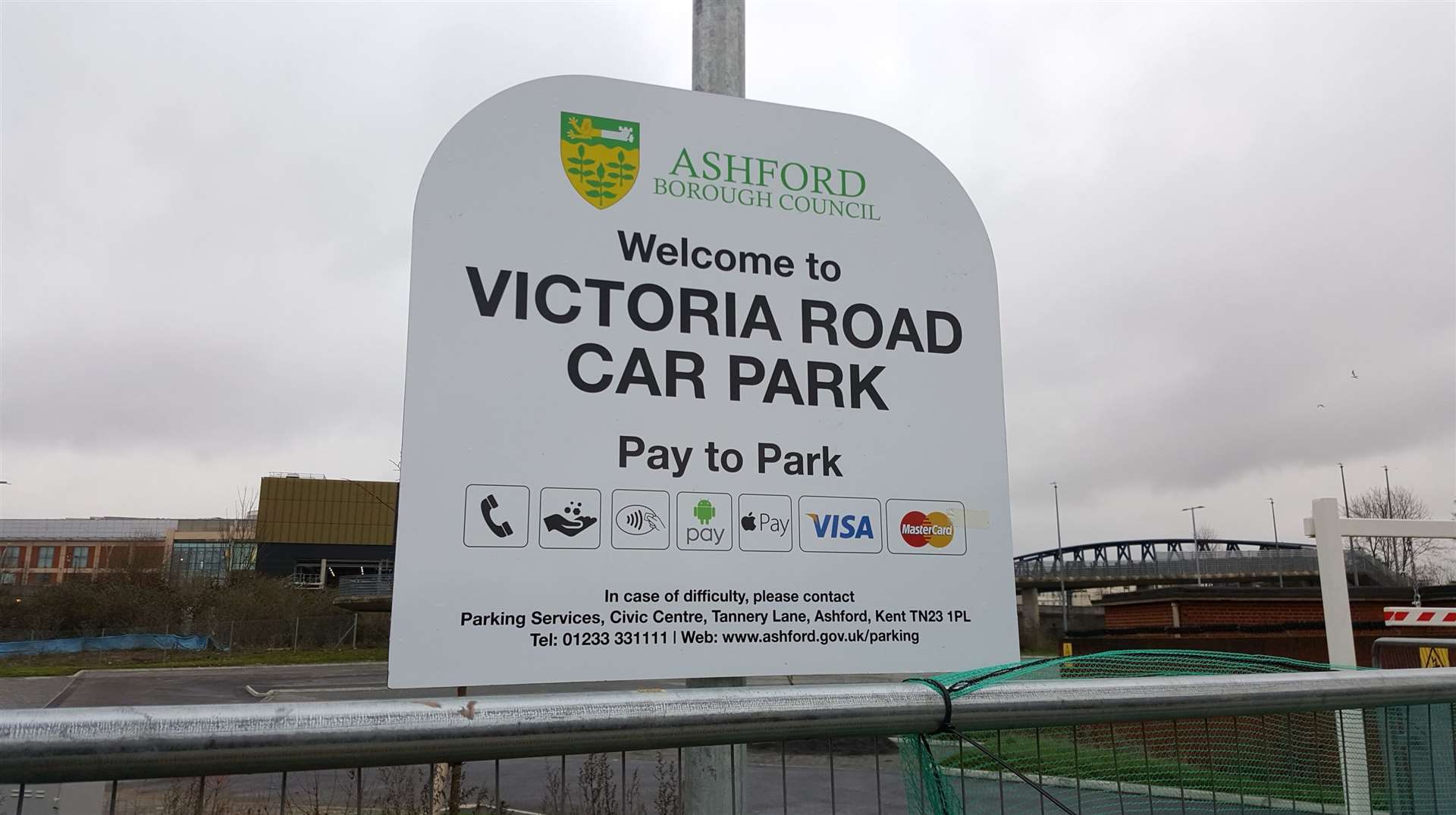 The Victoria Road Car Park in Ashford will be the site of a coronavirus test centre