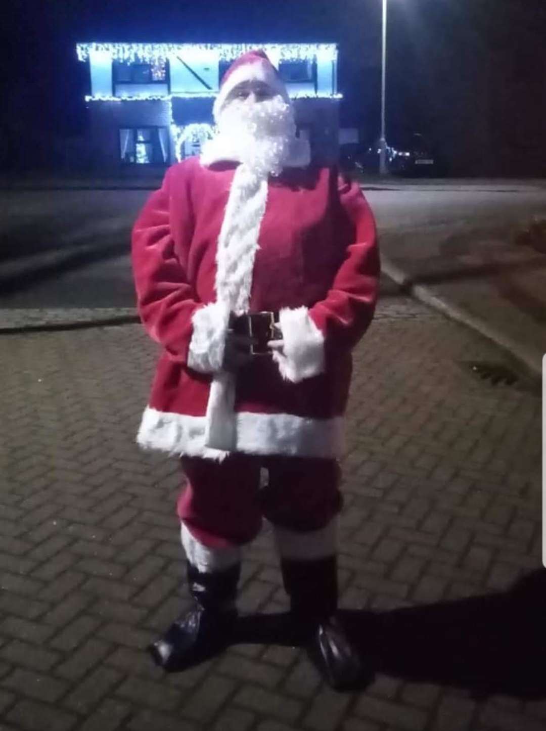 The Bull provided this image of their Father Christmas figure