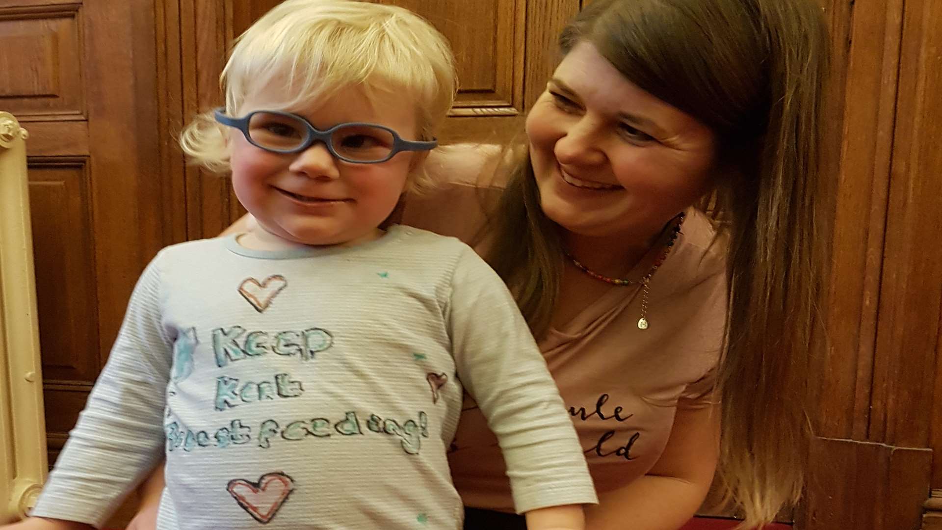 Hannah Croft, 33, with Alfred, 2, from Canterbury