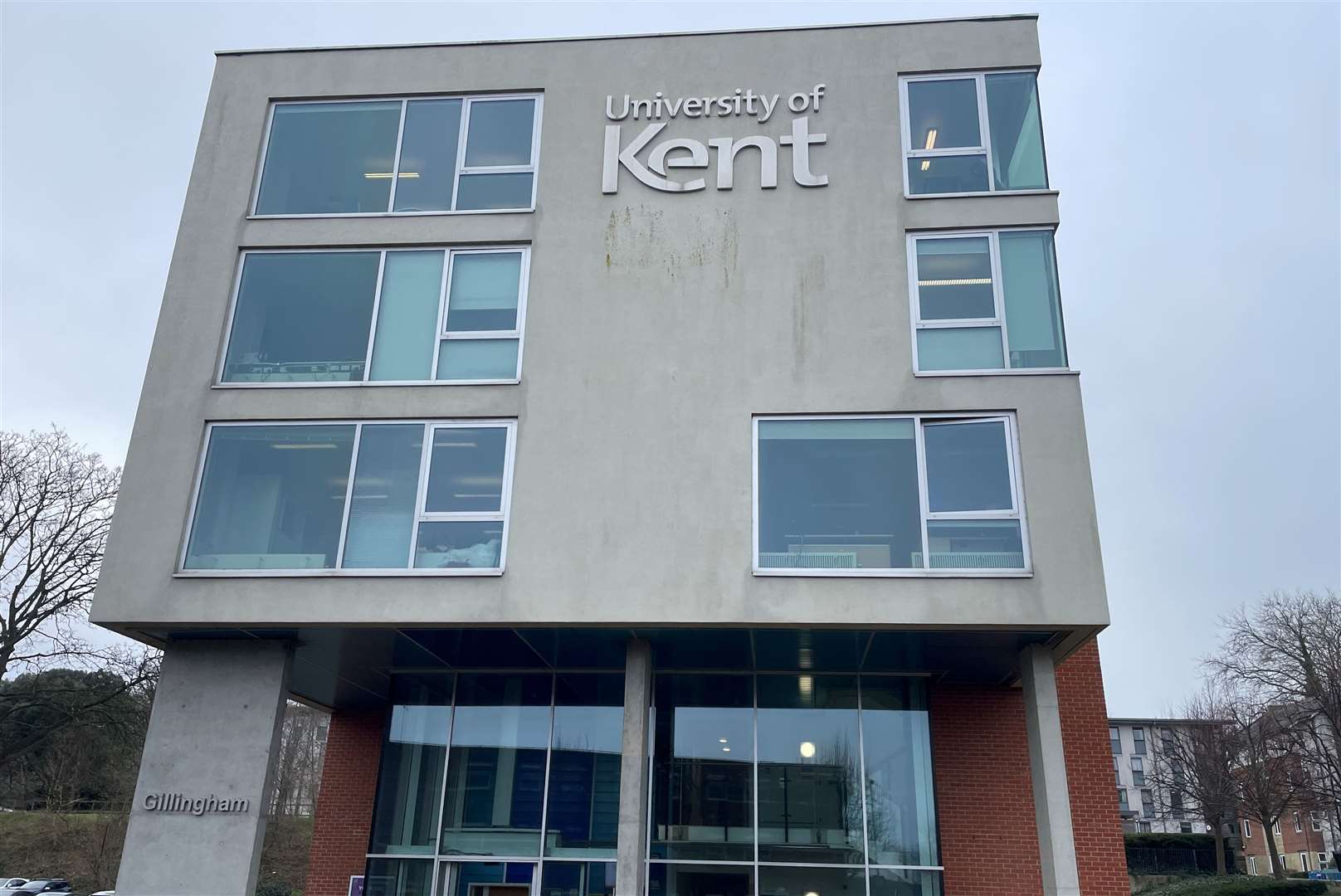 Gillingham Building at the University of Kent, in Chatham. Stock picture