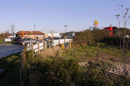 Site of planned new Sainsbury's store on the Medway City Estate at Strood