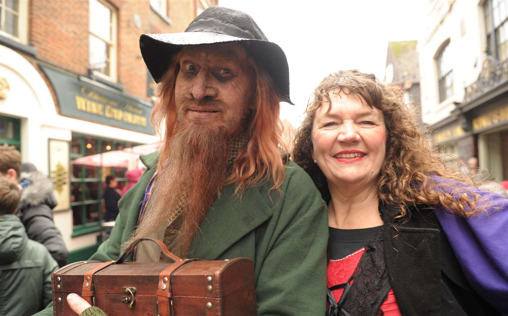 Fagin and Nancy at last year's Dickensian Christmas Festival Picture: Steve Crispe