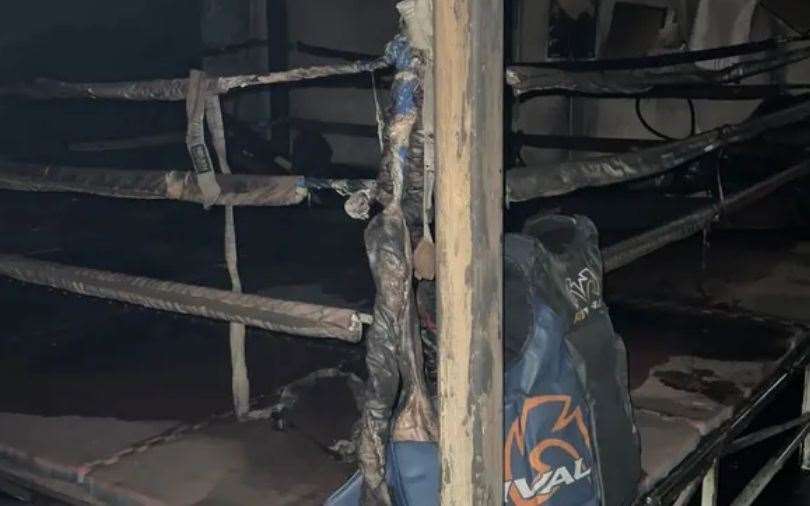 The ABC Boxing Stables gym in Longfield was destroyed by fire on Friday, October 27. Picture: ABC Boxing Stables