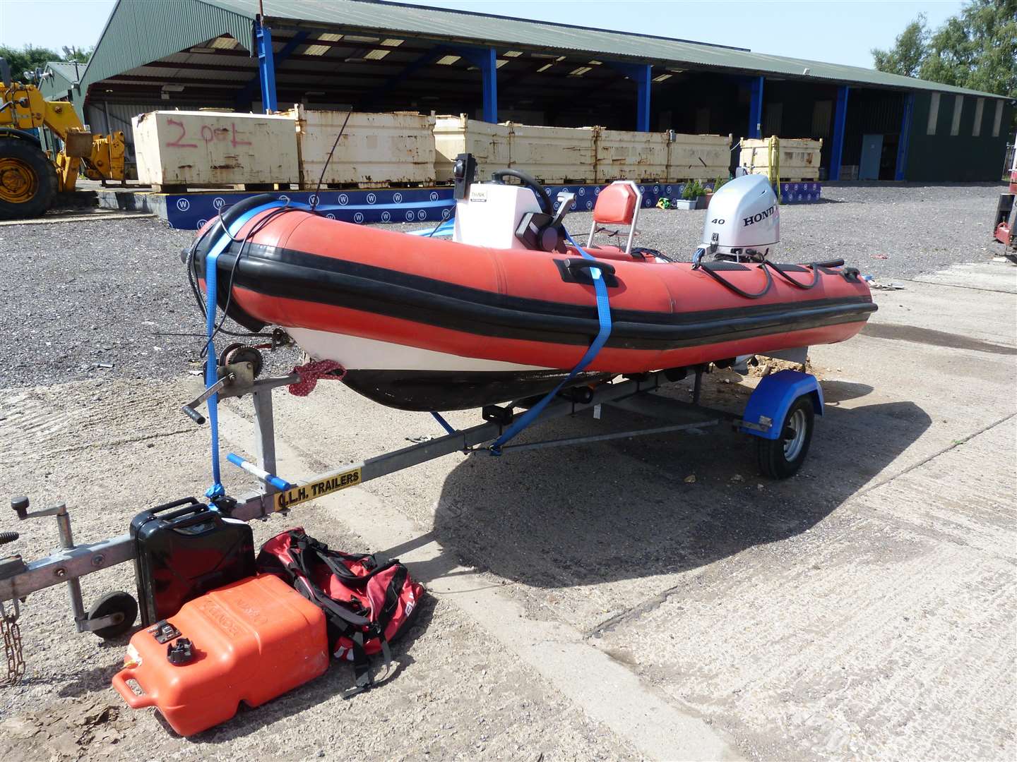 The boat intercepted at Walmer. Picture: Eastern Region Special Operations Unit