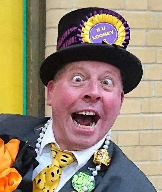 Mad Mike Young is standing for the General Election 2019 in Sittingbourne and Sheppey on behalf of the Official Monster Raving Loony Party (21902319)