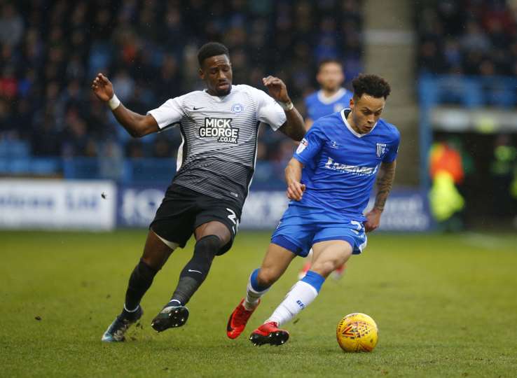 Elliott List started for the Gills against Peterborough Picture: Andy Jones