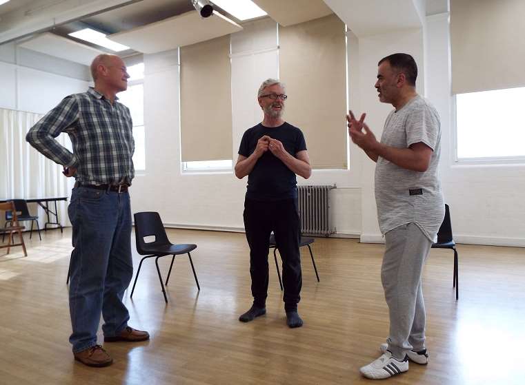 The cast in rehearsals. Picture: Kent Opera.