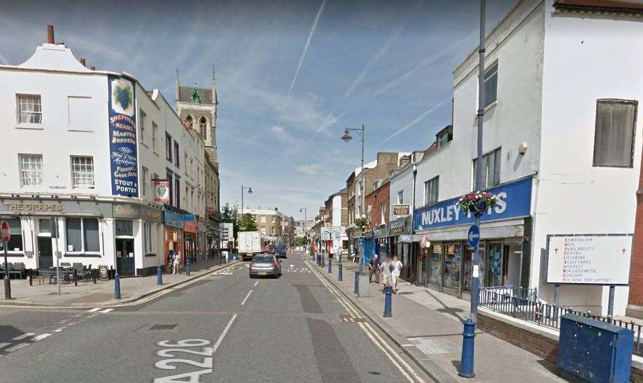 Police are investigating after an assault in Milton Road, Gravesend. Image: Google maps