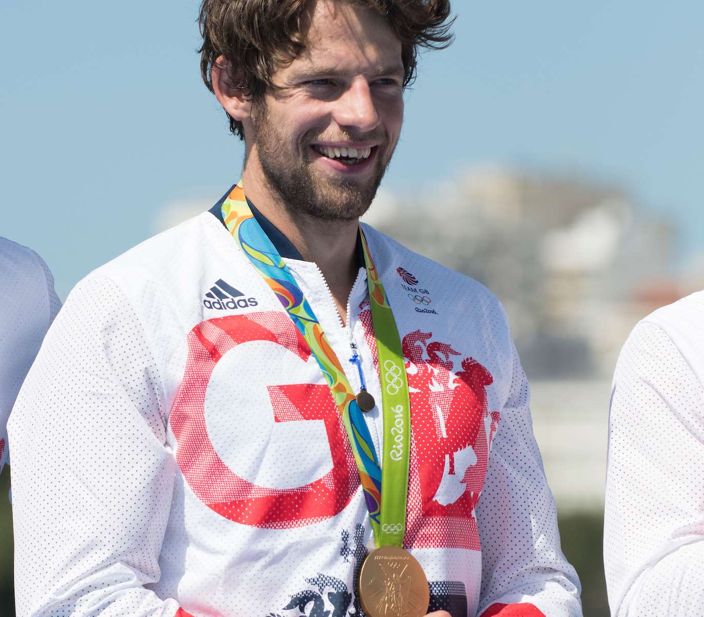 Tom Ransley with his Rio gold. Picture: Peter Spurrier/Intersport Images