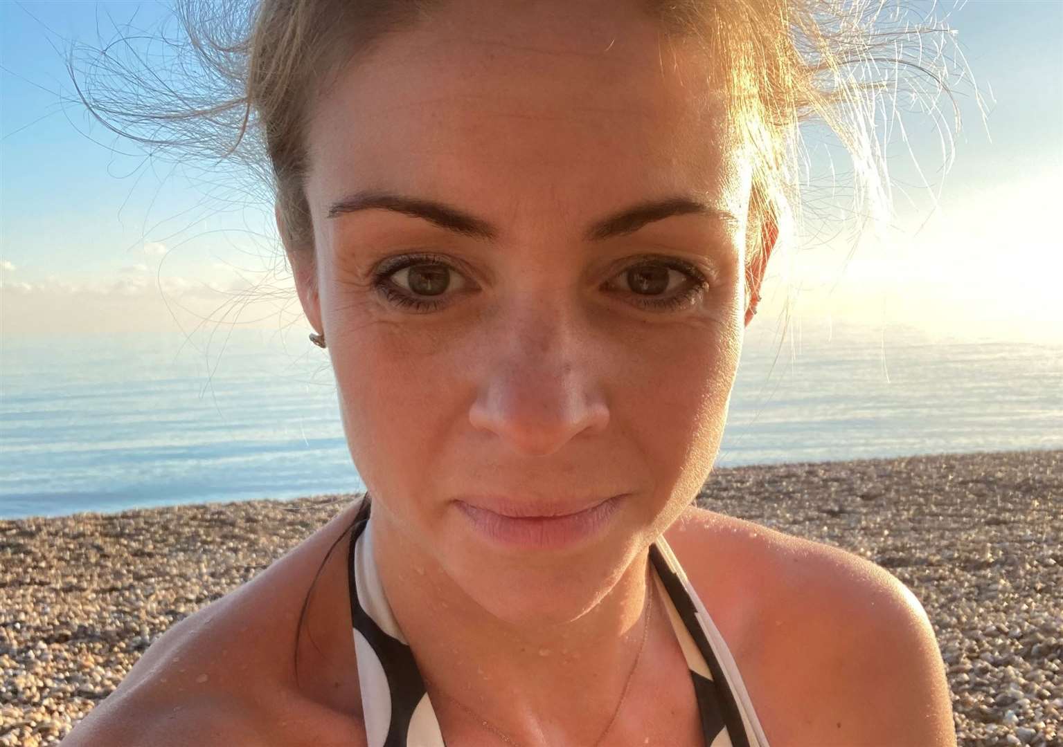 Jo Lamb swam in the sea everyday for two months