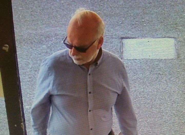 Ken Henson was spotted on CCTV at the Shell garage on Tubs Hill.