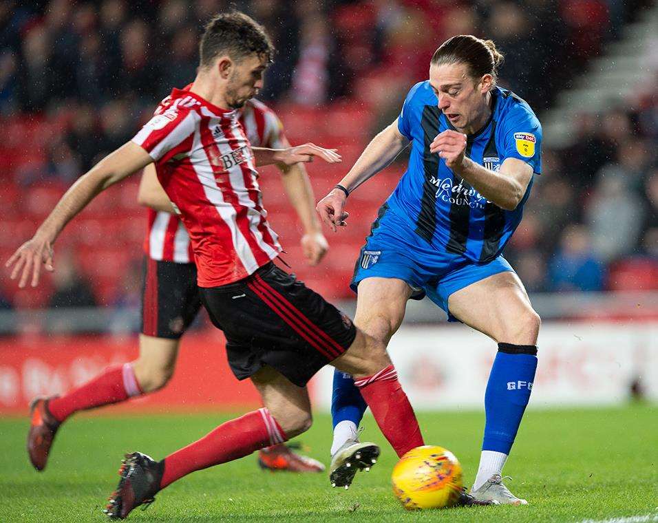 Sunderland vs Gillingham action Picture: Ady Kerry (7299430)