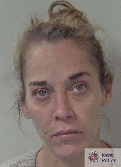 Melissa Goldstone was handed a four-year, nine-month sentence. Picture: Kent Police