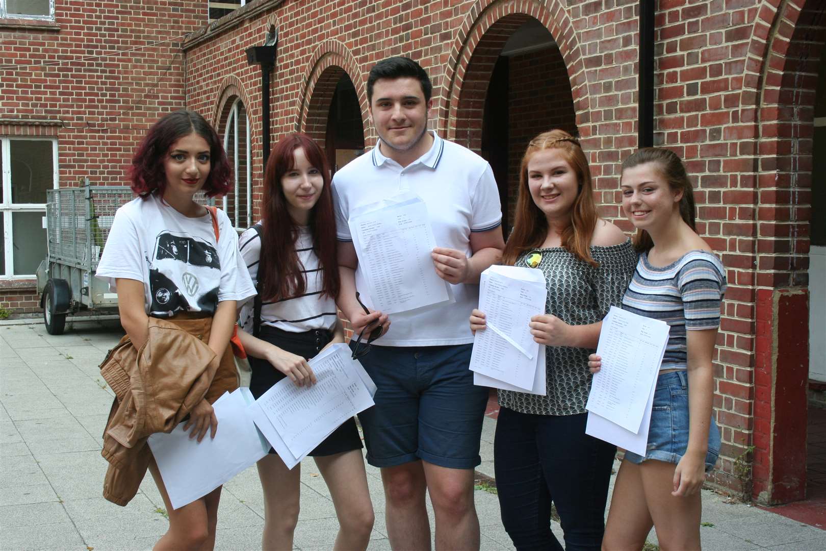 The moment of truth for Niamh Monaghan, Penny Curry, James Jackson, Chloe Morphy and Casey Porter. Picture: Mary Louis