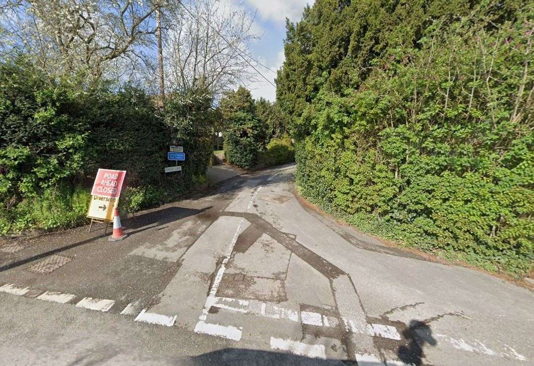 Police discovered the body near Cherry Lane in Deal. Picture: Google