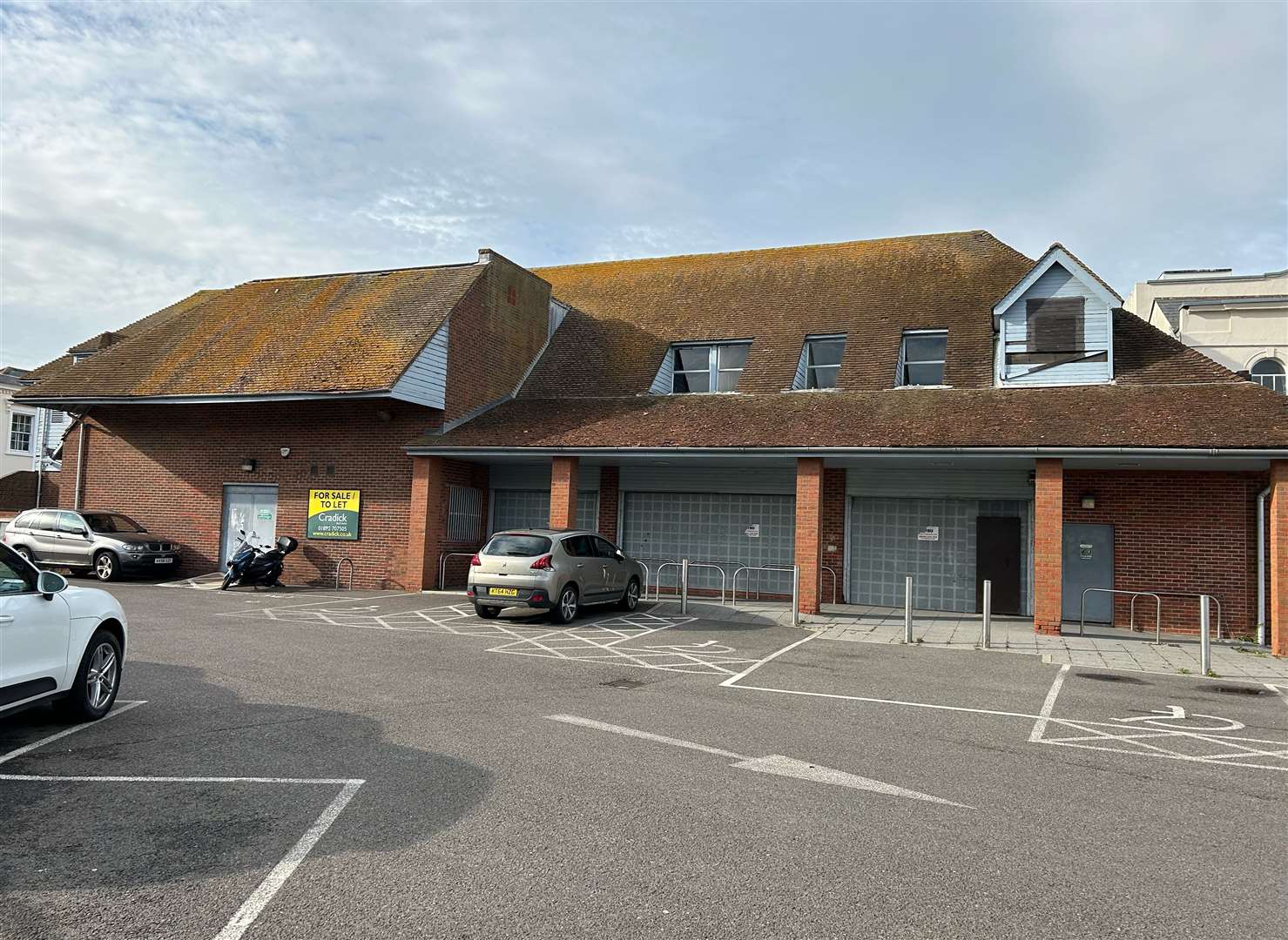 The large former Aldi building in Hythe has now been left empty for four years