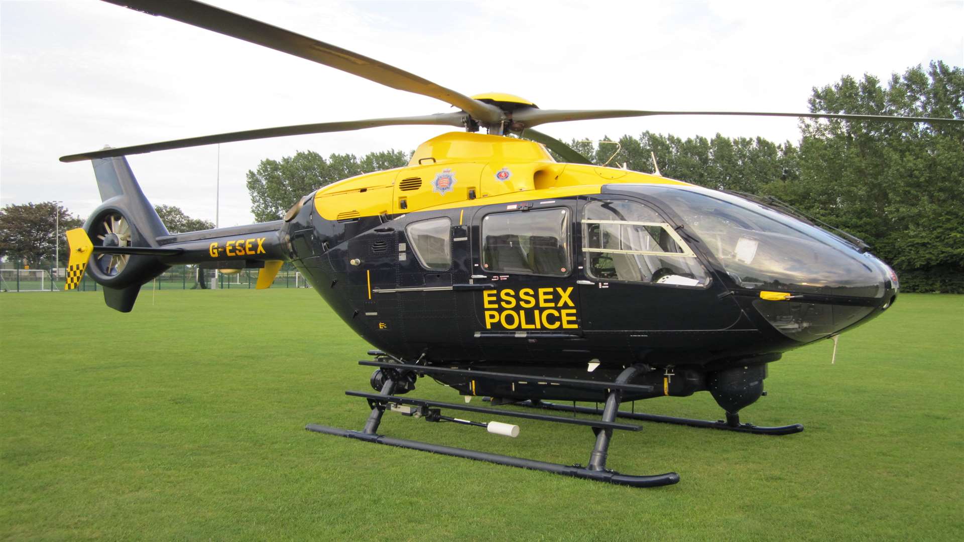 The police helicopter, which covers Kent and Essex.