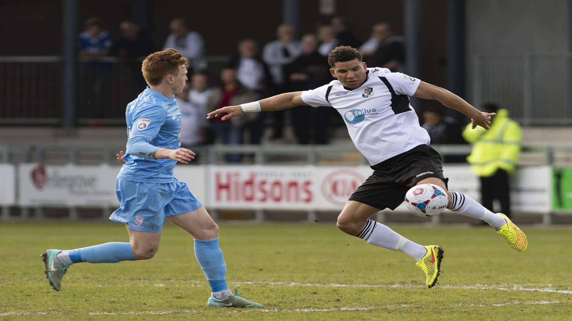 Margate's new signing Nathan Green pictured during his short spell with Dartford Picture: Andy Payton