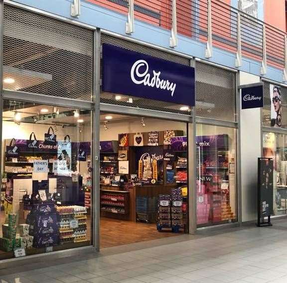 The Cadbury store at Chatham Dockside is closing down after 18 years. Picture: Cadbury