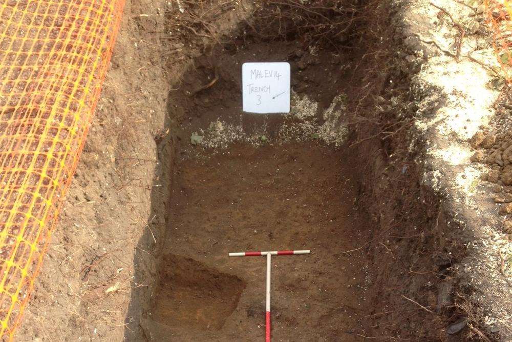 The dig revealed bones dating back as far as the 16th century
