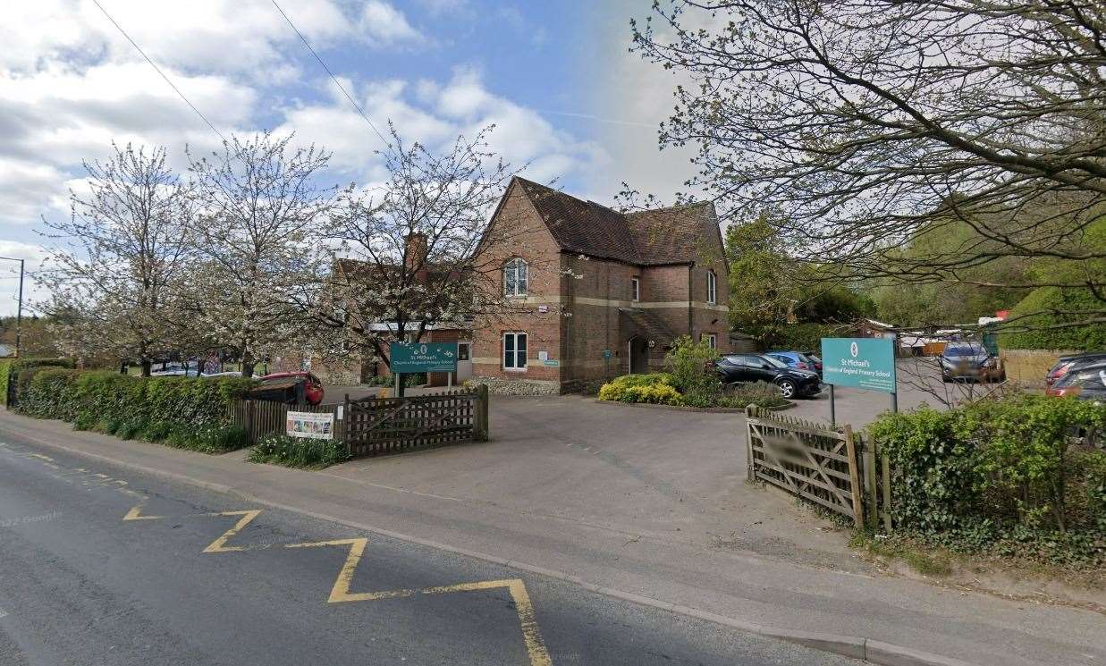 St Michaels Church of England Primary School is just off the A28 near Tenterden. Picture: Google