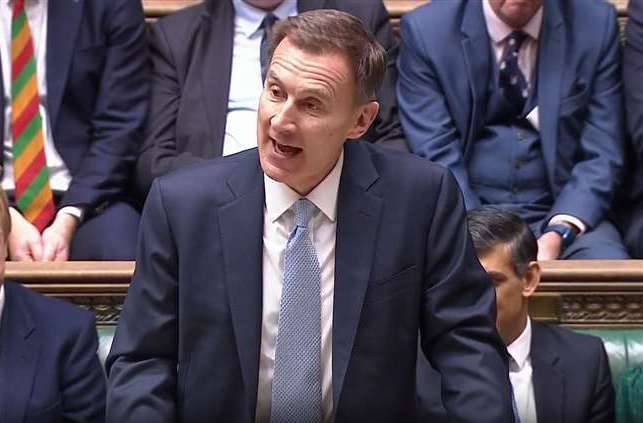 Chancellor Jeremy Hunt has announced an extension to the Household Support Fund for six months. Photo: House of Commons/UK Parliament/PA