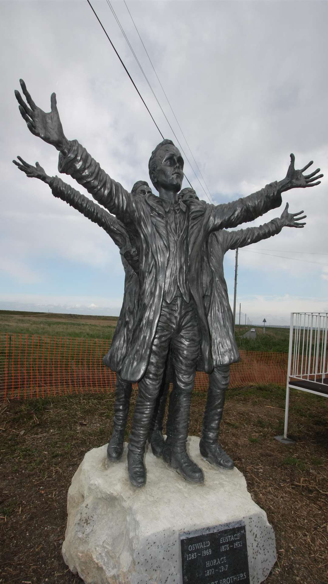 The Short Brothers are commemorated in a statue on Sheppey