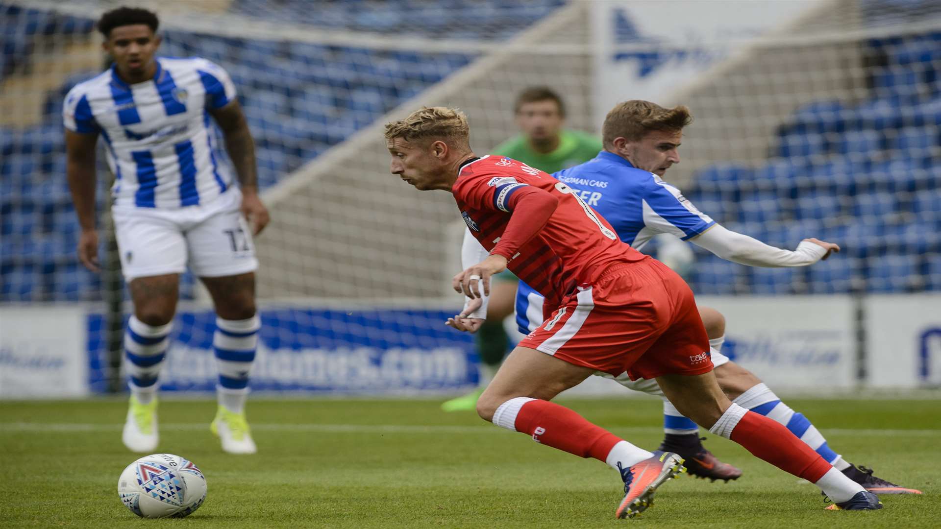 Lee Martin captained Gillingham team at Colchester in pre-season Picture: Andy Payton