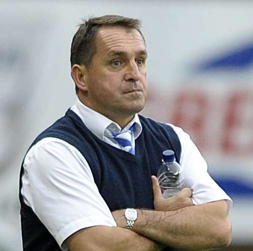 Barnet boss Martin Allen during his time as manager of Gillingham Picture: Barry Goodwin
