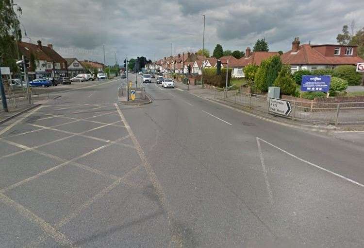 The incident happened on Sutton Road at its junction with Cranborne Avenue