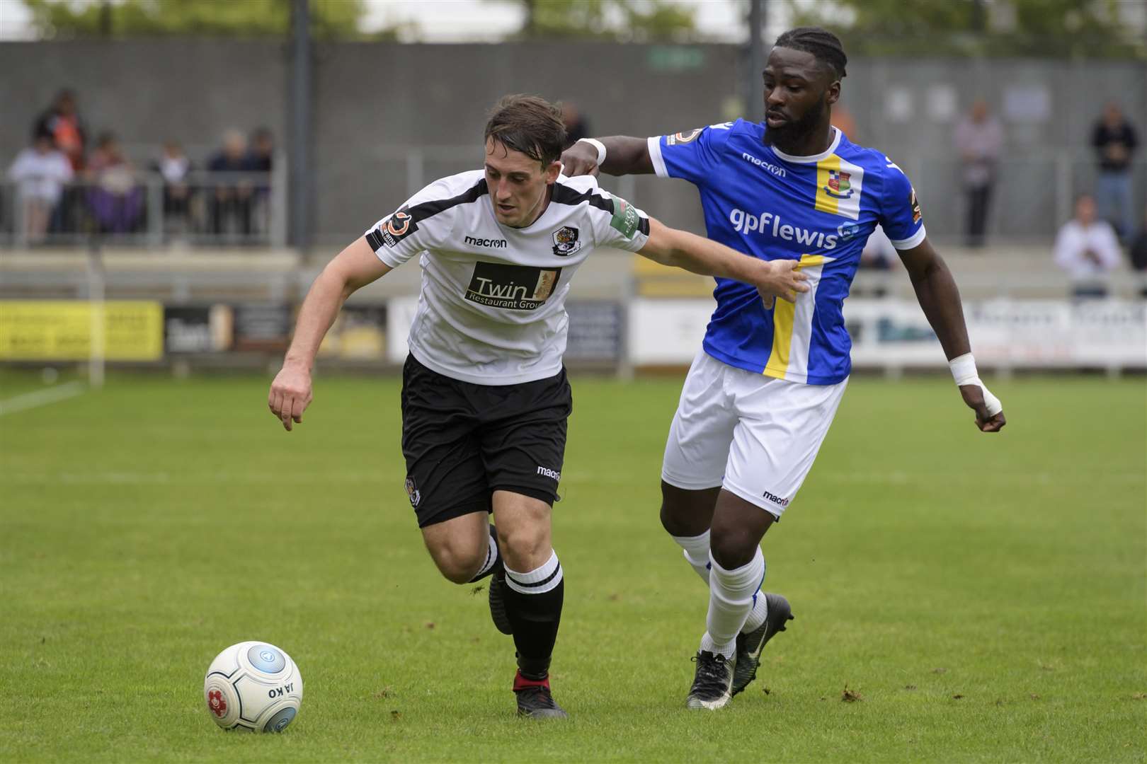 Callum Driver in action for Dartford against Wealdstone Picture: Andy Payton