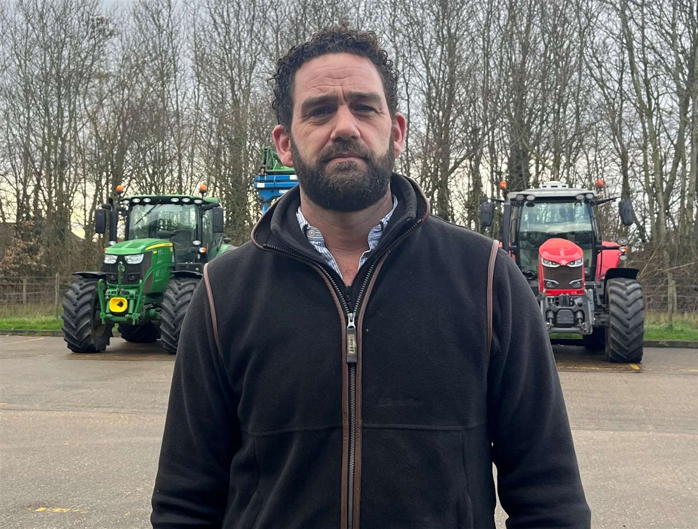 Andrew Gibson, 42, is a fifth-generation farmer from Wingham
